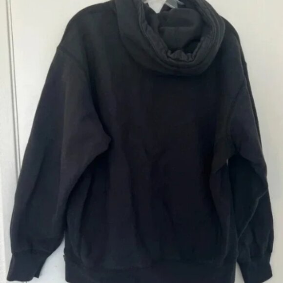 Supreme Micro Logo Black Hooded Sweatshirt - Picture 2 of 14